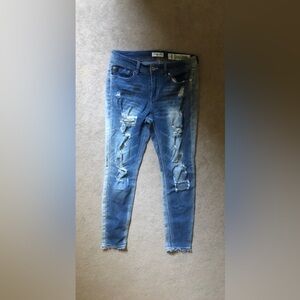 Indigo Rein womens skinny jeans distressed jeans size 9